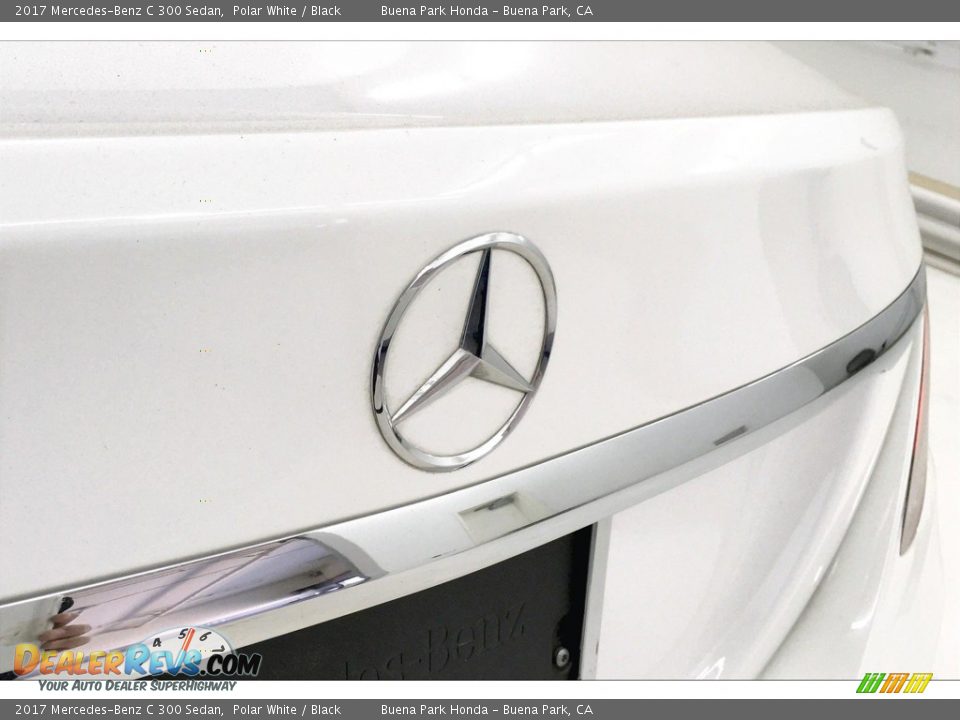 2017 Mercedes-Benz C 300 Sedan Polar White / Black Photo #7