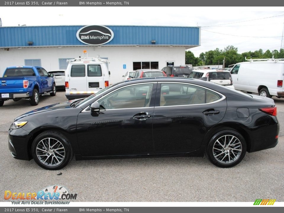 2017 Lexus ES 350 Caviar / Flaxen Photo #2