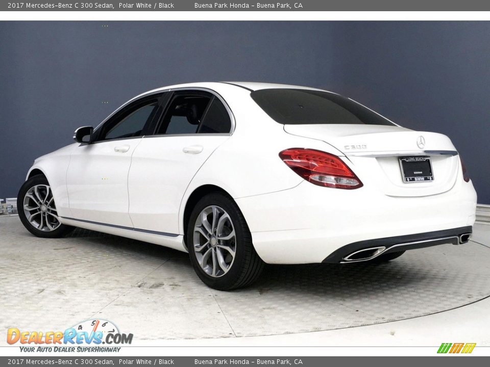 2017 Mercedes-Benz C 300 Sedan Polar White / Black Photo #10