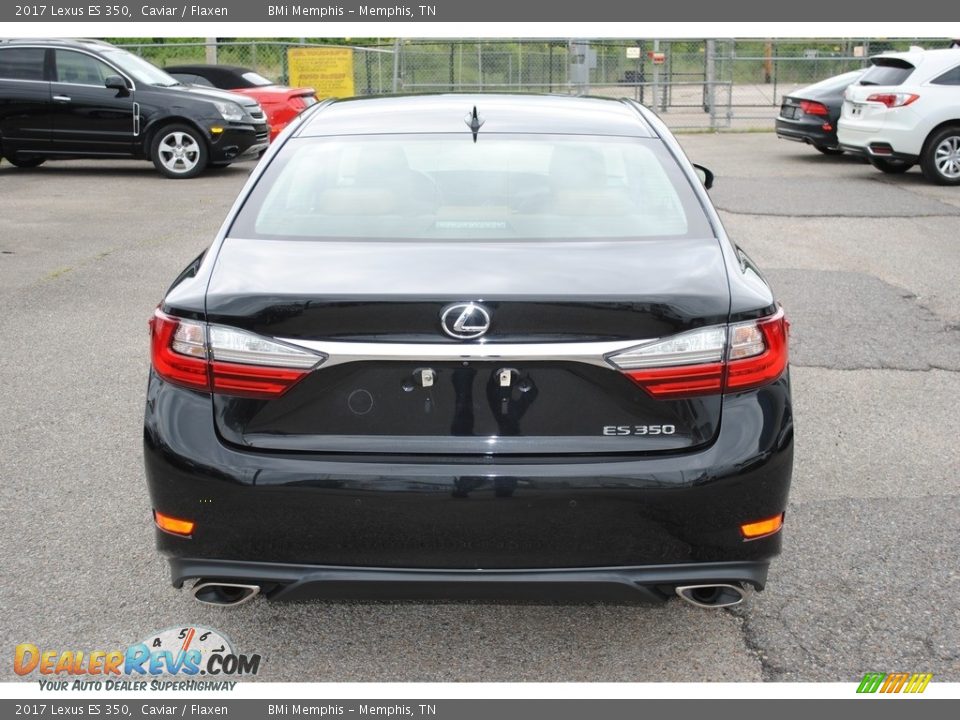 2017 Lexus ES 350 Caviar / Flaxen Photo #4
