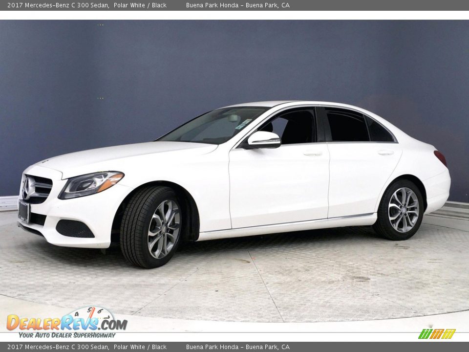 2017 Mercedes-Benz C 300 Sedan Polar White / Black Photo #12