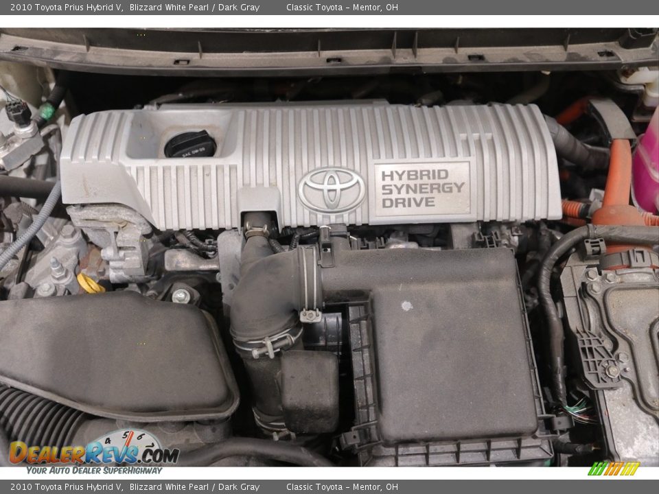 2010 Toyota Prius Hybrid V Blizzard White Pearl / Dark Gray Photo #18