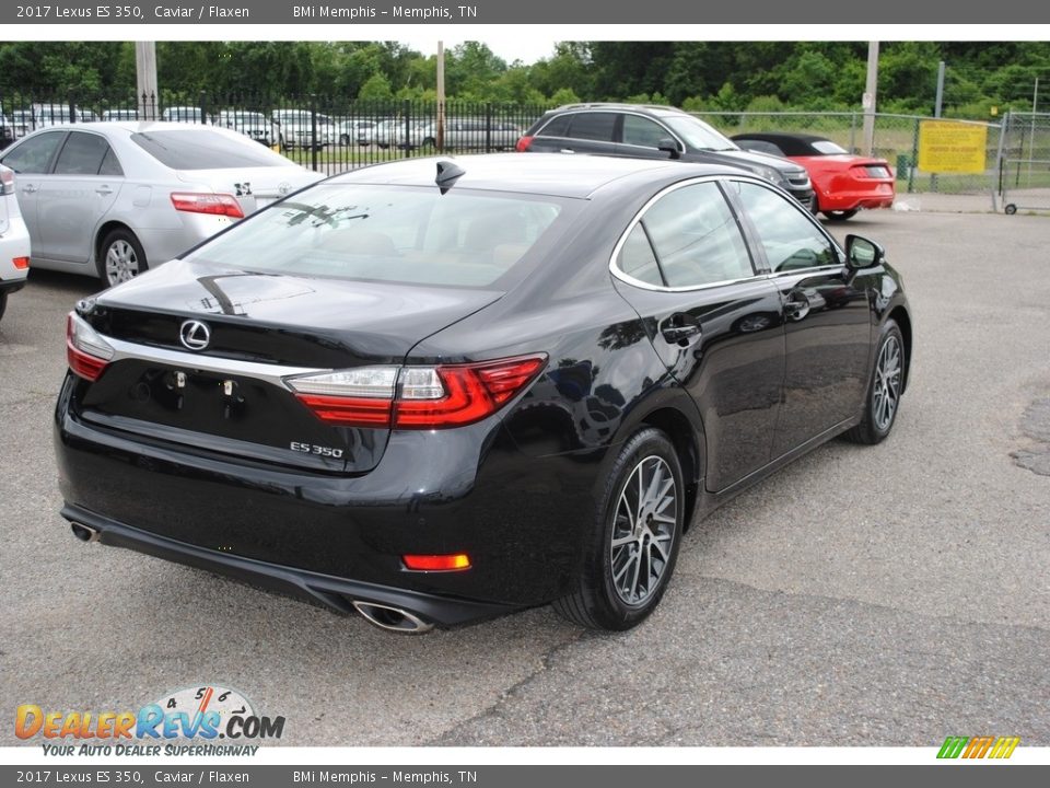2017 Lexus ES 350 Caviar / Flaxen Photo #5