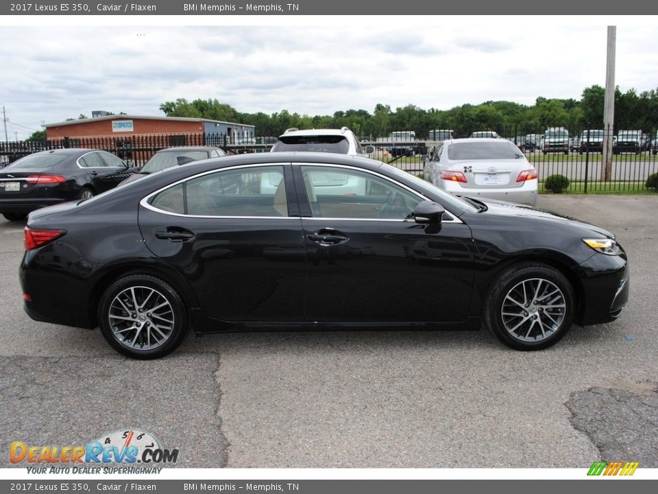 2017 Lexus ES 350 Caviar / Flaxen Photo #6