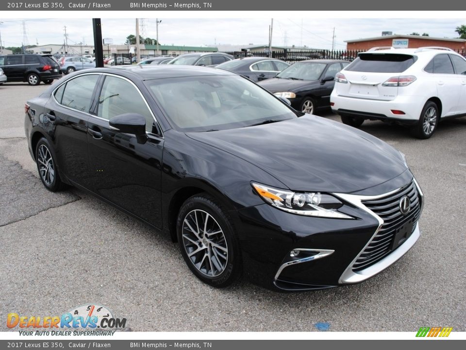2017 Lexus ES 350 Caviar / Flaxen Photo #7