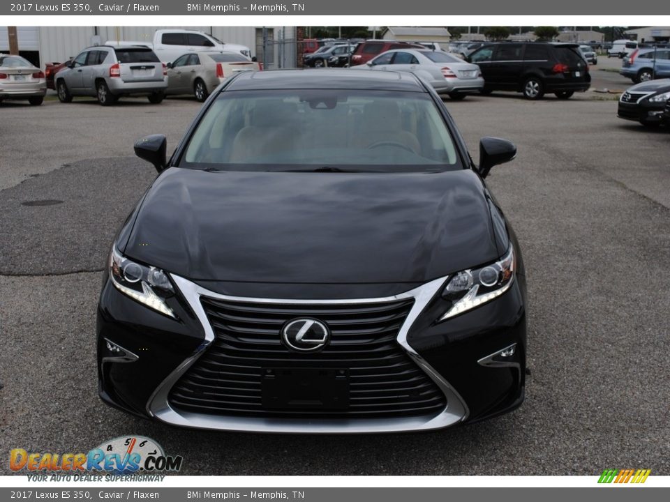 2017 Lexus ES 350 Caviar / Flaxen Photo #8