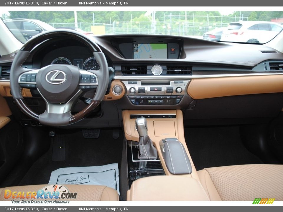 2017 Lexus ES 350 Caviar / Flaxen Photo #9