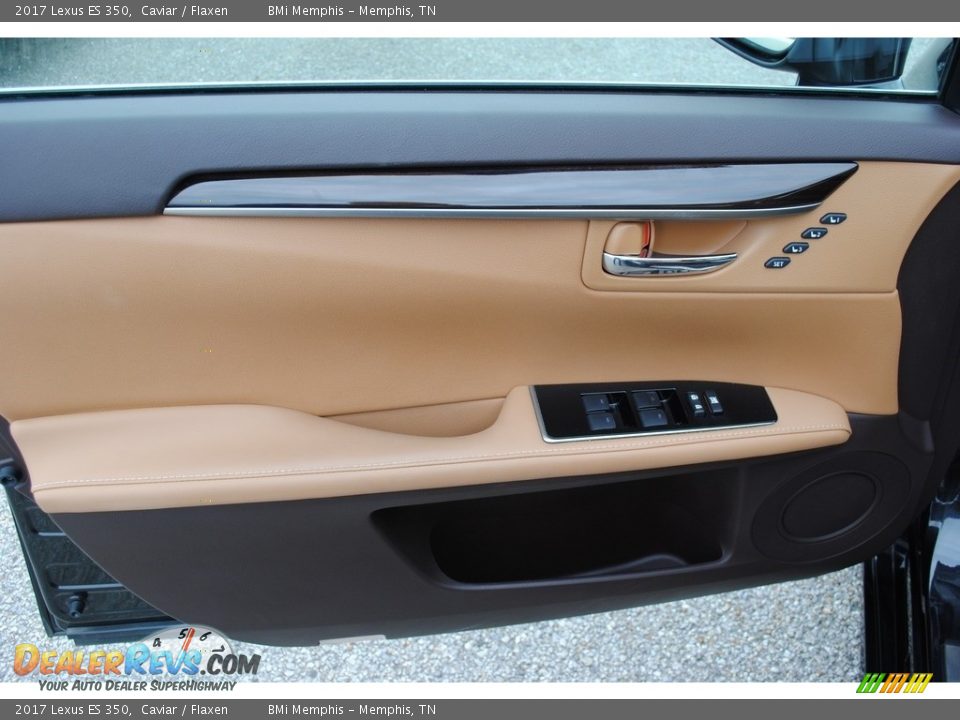 2017 Lexus ES 350 Caviar / Flaxen Photo #10