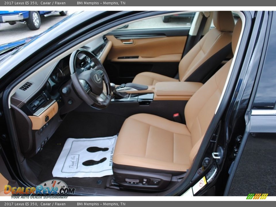 2017 Lexus ES 350 Caviar / Flaxen Photo #11