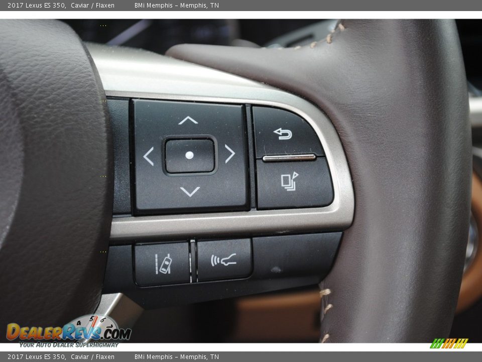 2017 Lexus ES 350 Caviar / Flaxen Photo #15