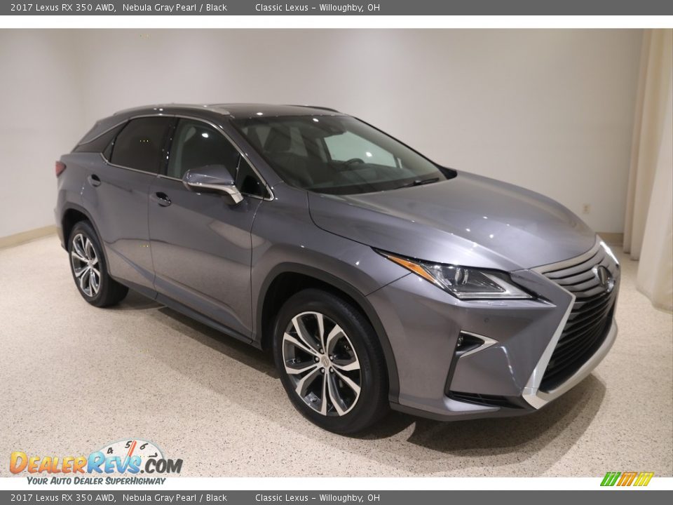 2017 Lexus RX 350 AWD Nebula Gray Pearl / Black Photo #1