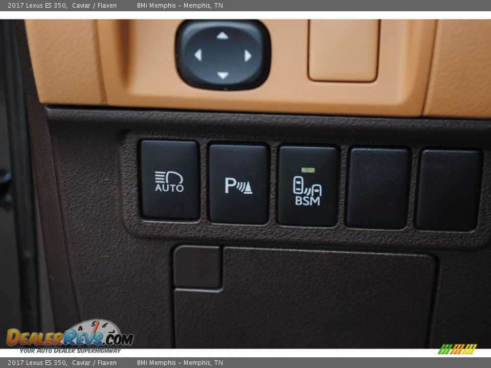 2017 Lexus ES 350 Caviar / Flaxen Photo #16