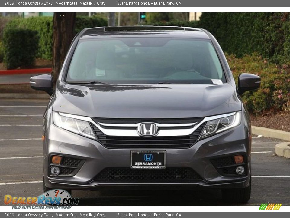 2019 Honda Odyssey EX-L Modern Steel Metallic / Gray Photo #3