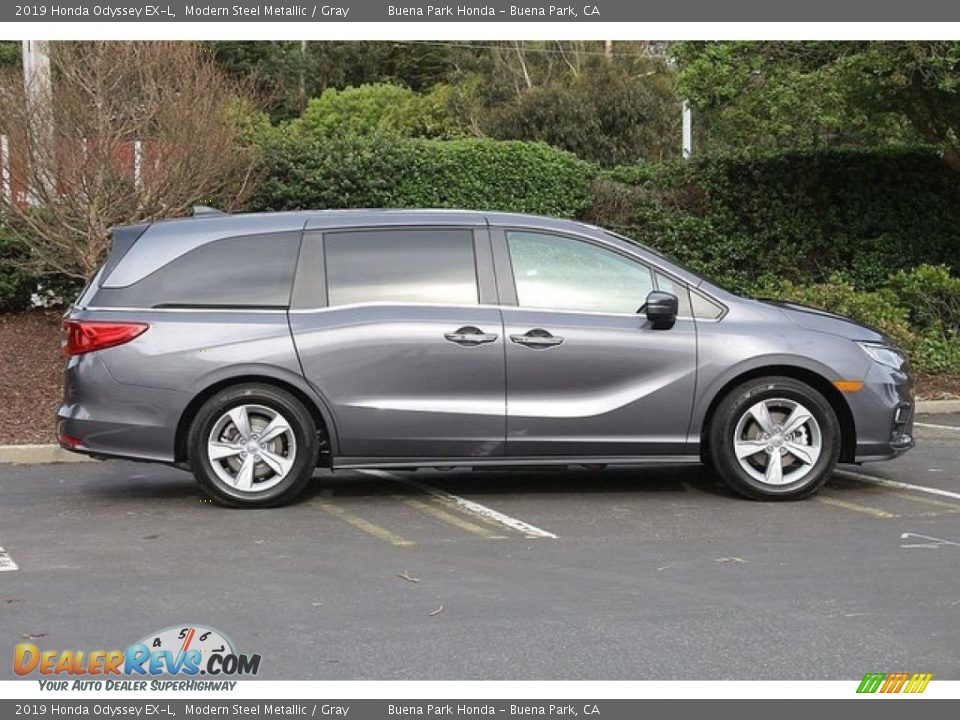 2019 Honda Odyssey EX-L Modern Steel Metallic / Gray Photo #5