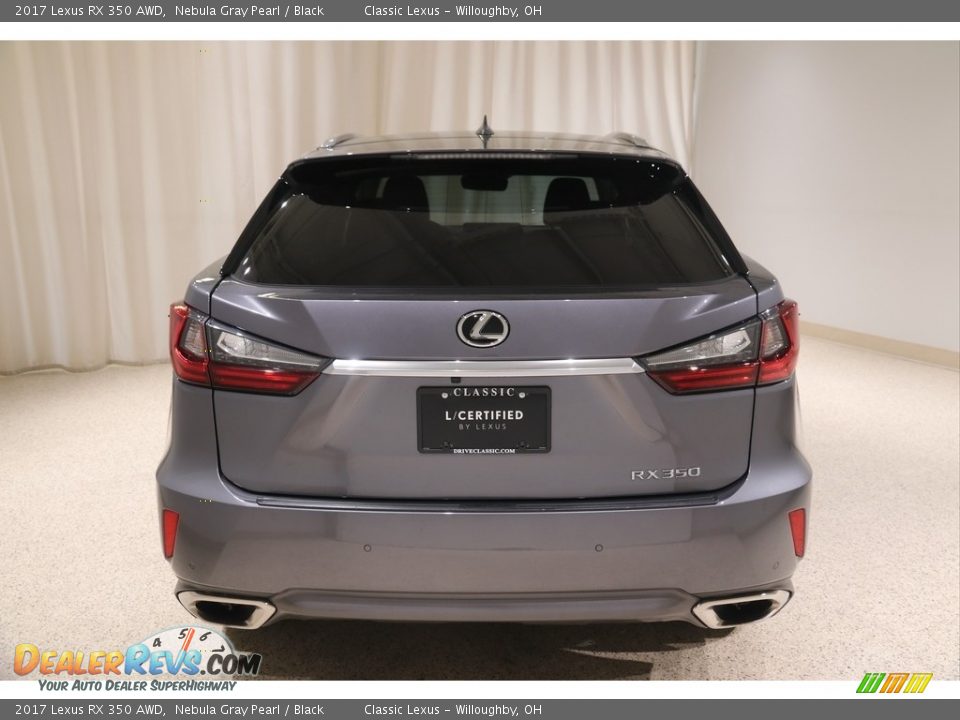 2017 Lexus RX 350 AWD Nebula Gray Pearl / Black Photo #4