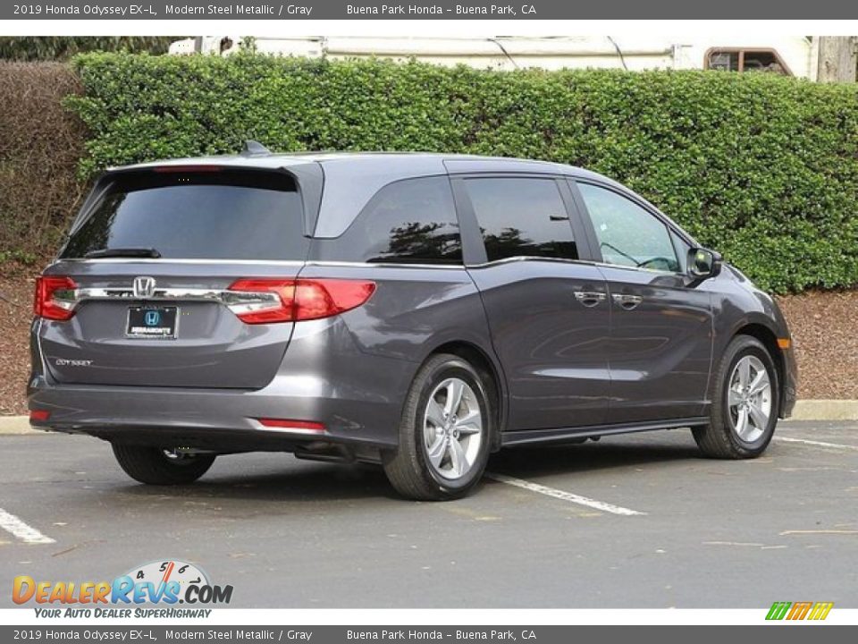 2019 Honda Odyssey EX-L Modern Steel Metallic / Gray Photo #6