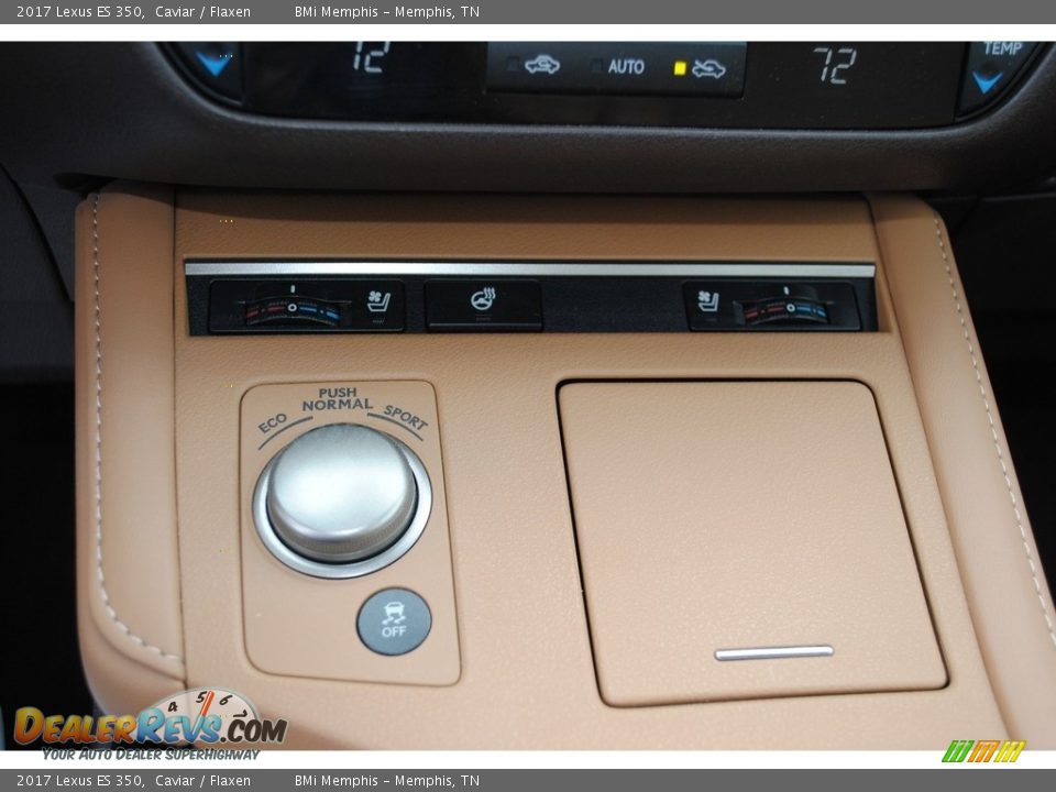 2017 Lexus ES 350 Caviar / Flaxen Photo #21