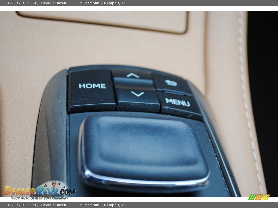 2017 Lexus ES 350 Caviar / Flaxen Photo #22