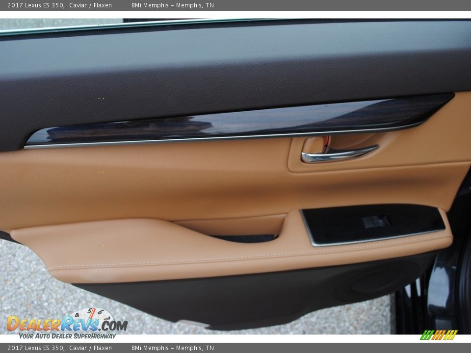 2017 Lexus ES 350 Caviar / Flaxen Photo #26