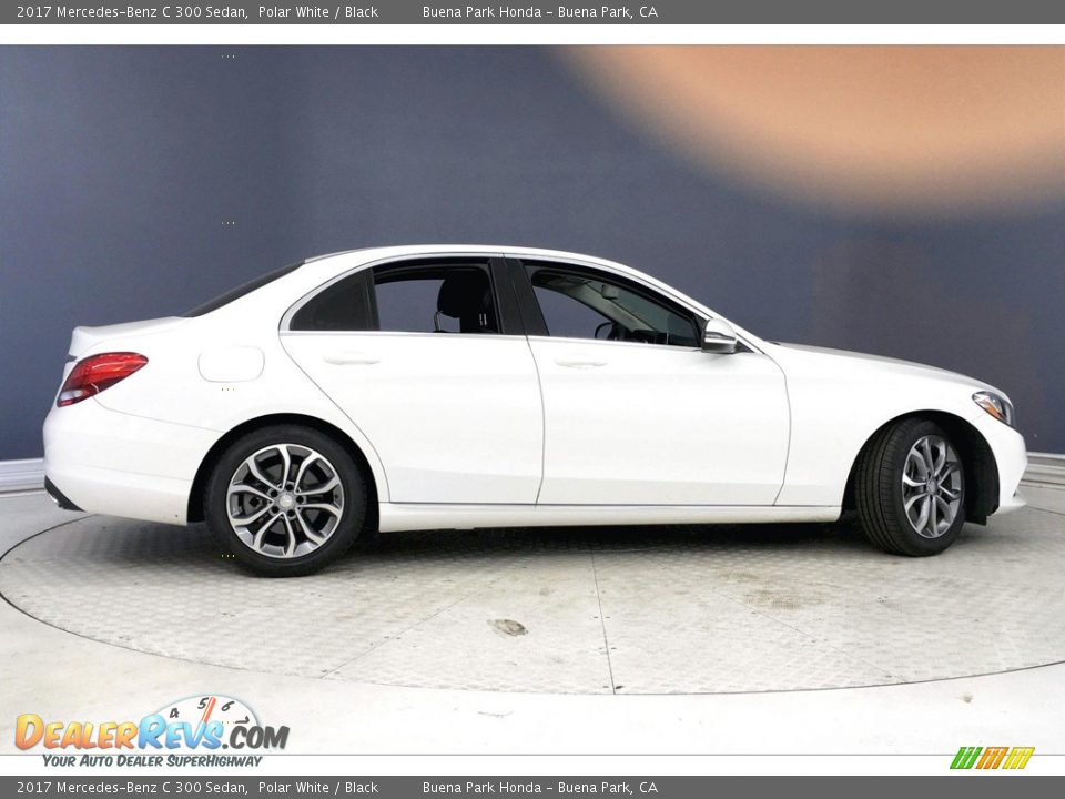 2017 Mercedes-Benz C 300 Sedan Polar White / Black Photo #30