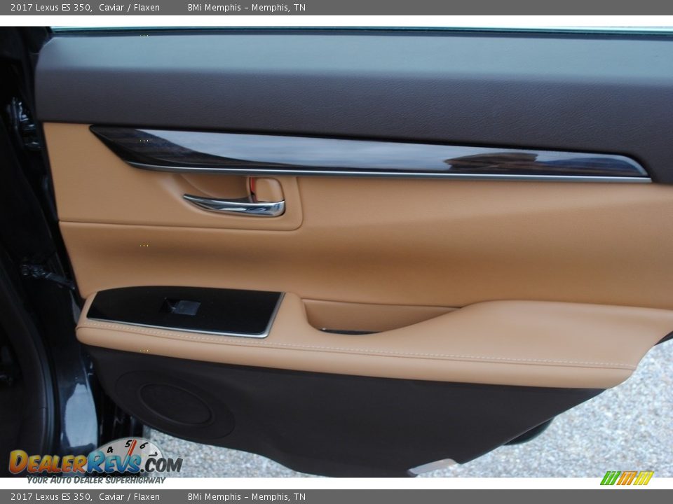 2017 Lexus ES 350 Caviar / Flaxen Photo #29