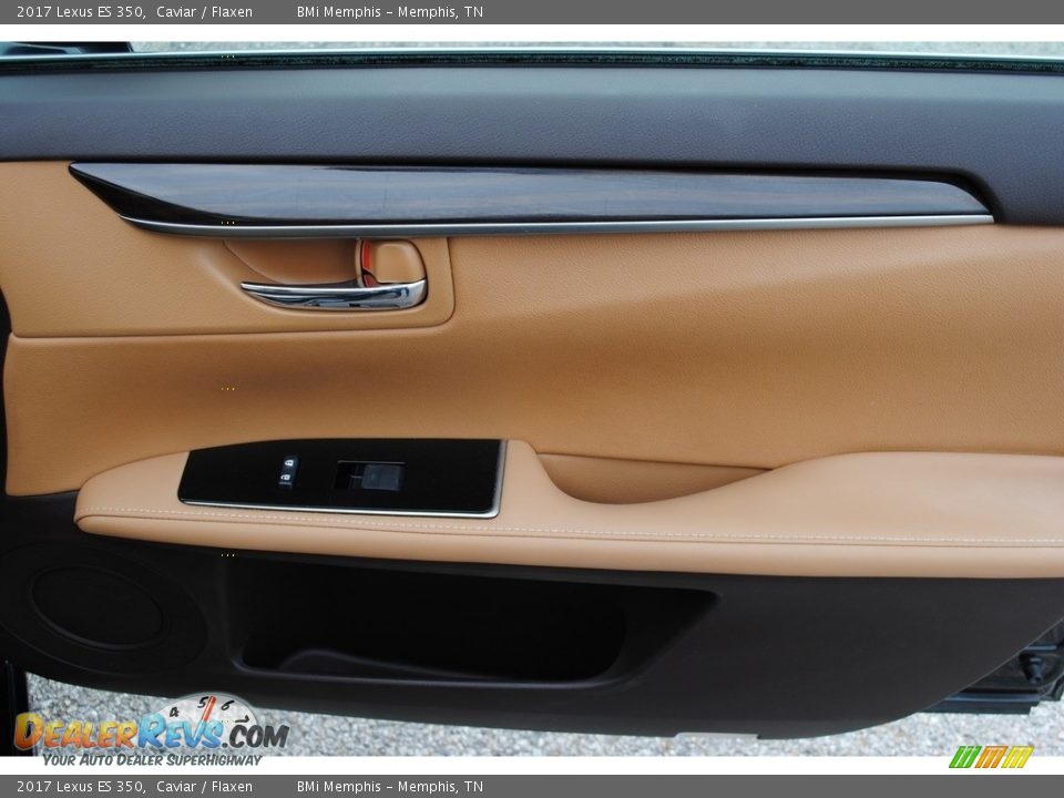 2017 Lexus ES 350 Caviar / Flaxen Photo #31
