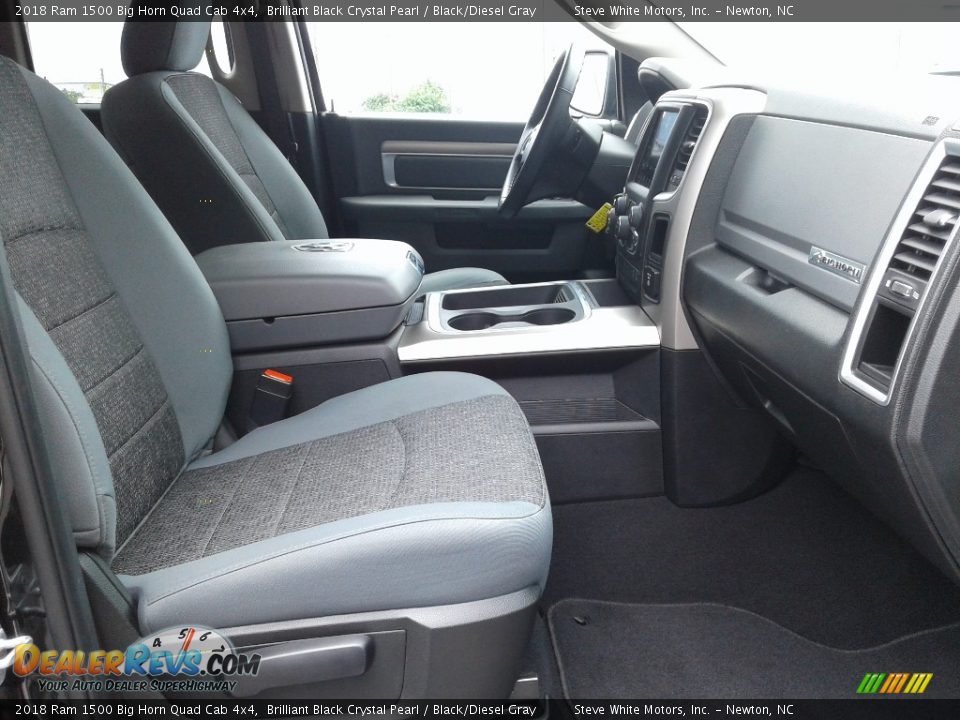 Front Seat of 2018 Ram 1500 Big Horn Quad Cab 4x4 Photo #18