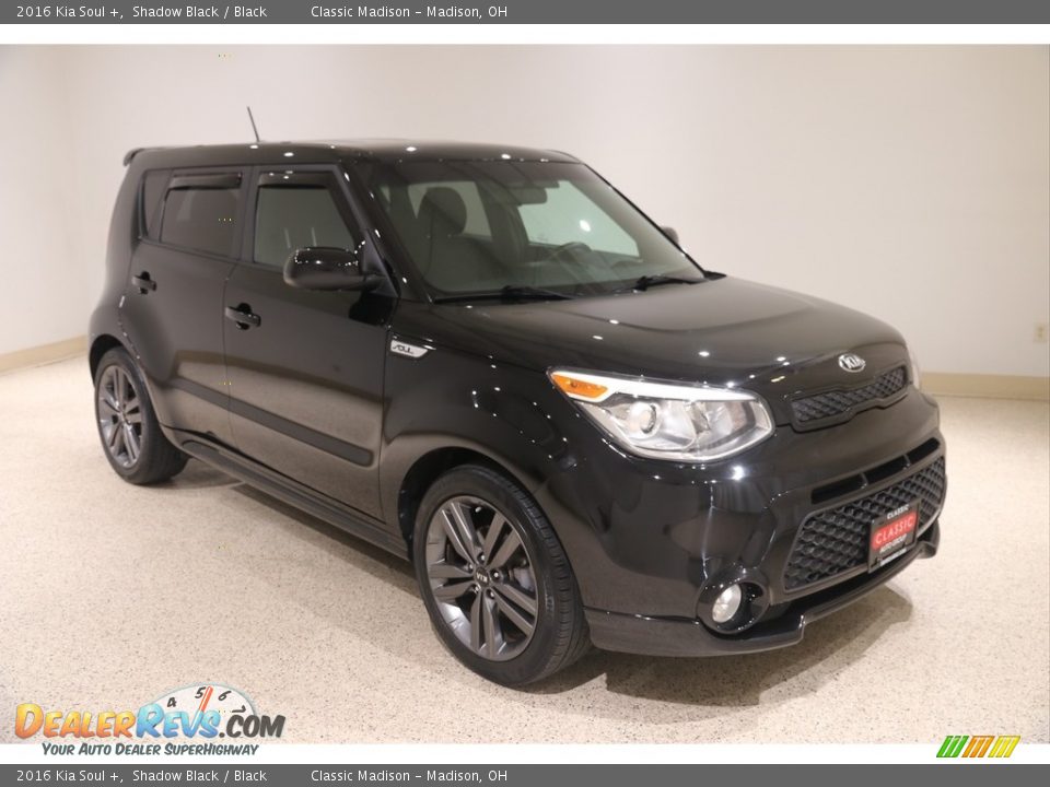2016 Kia Soul + Shadow Black / Black Photo #1