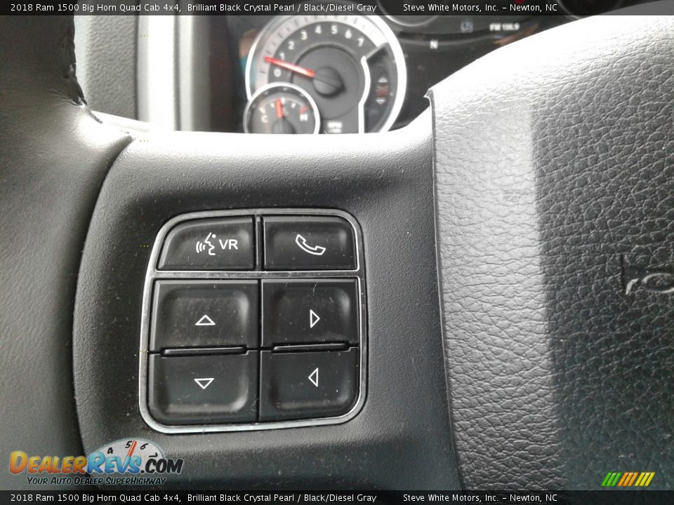 2018 Ram 1500 Big Horn Quad Cab 4x4 Steering Wheel Photo #20