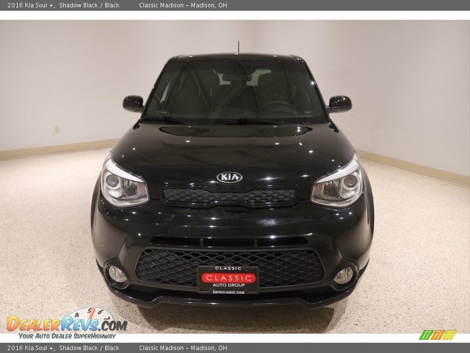 2016 Kia Soul + Shadow Black / Black Photo #2
