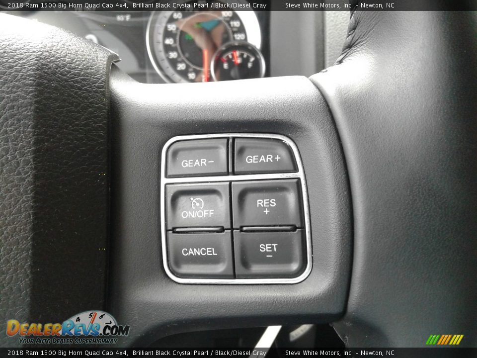 2018 Ram 1500 Big Horn Quad Cab 4x4 Steering Wheel Photo #21
