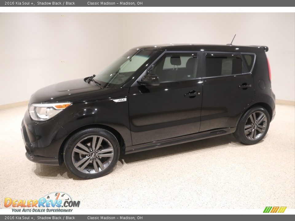 2016 Kia Soul + Shadow Black / Black Photo #3