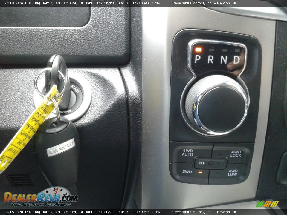 Controls of 2018 Ram 1500 Big Horn Quad Cab 4x4 Photo #22