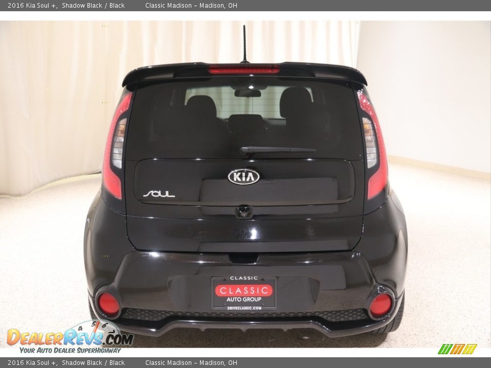 2016 Kia Soul + Shadow Black / Black Photo #4