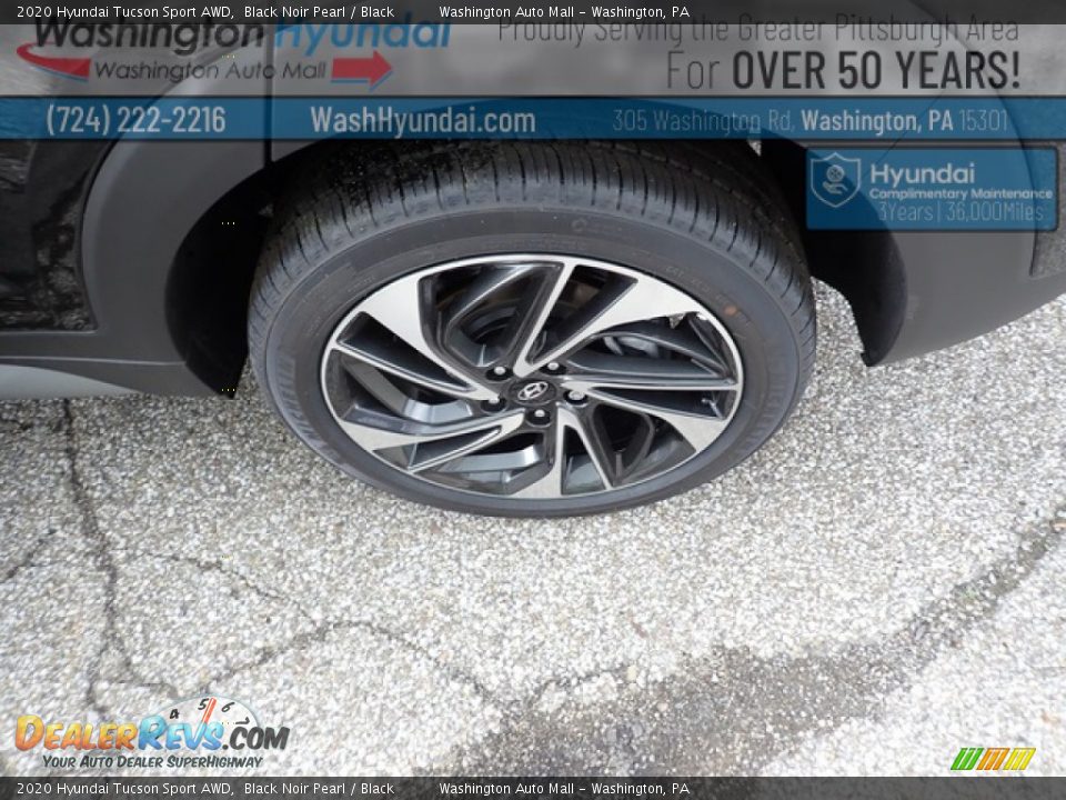 2020 Hyundai Tucson Sport AWD Black Noir Pearl / Black Photo #7