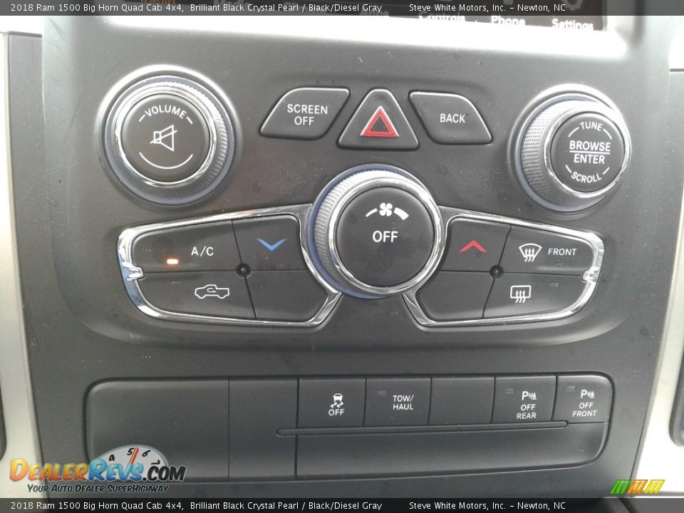 Controls of 2018 Ram 1500 Big Horn Quad Cab 4x4 Photo #25
