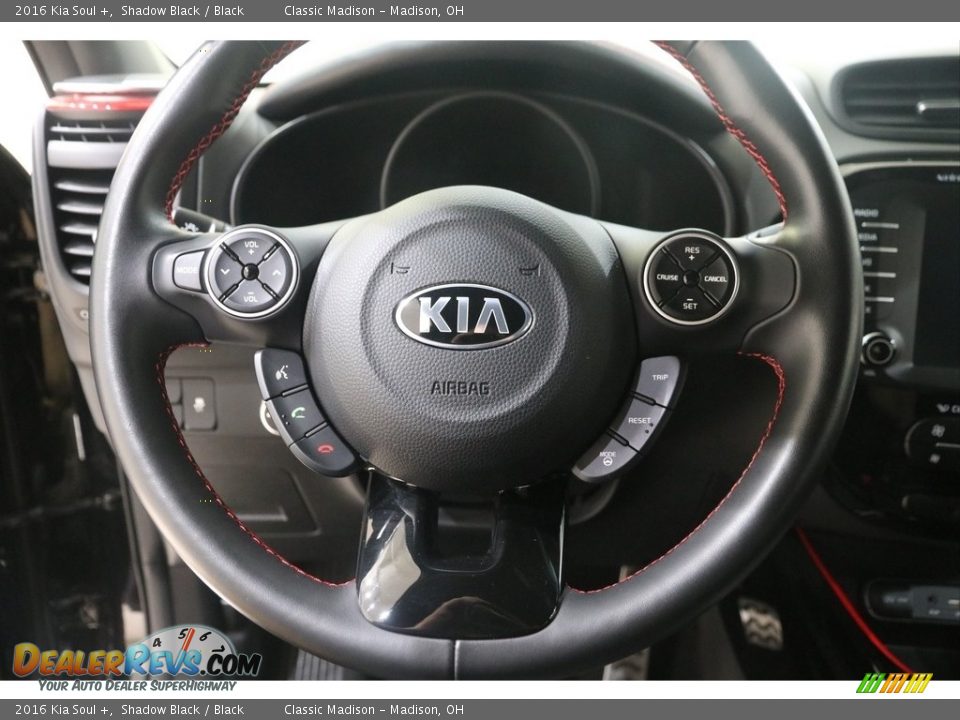 2016 Kia Soul + Shadow Black / Black Photo #8