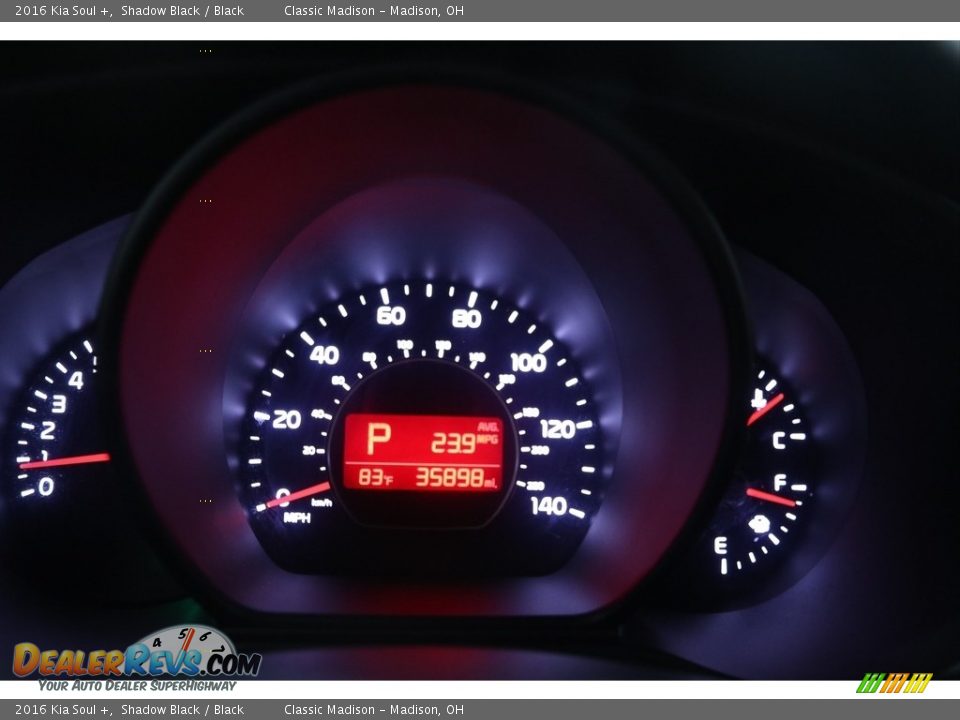 2016 Kia Soul + Shadow Black / Black Photo #9