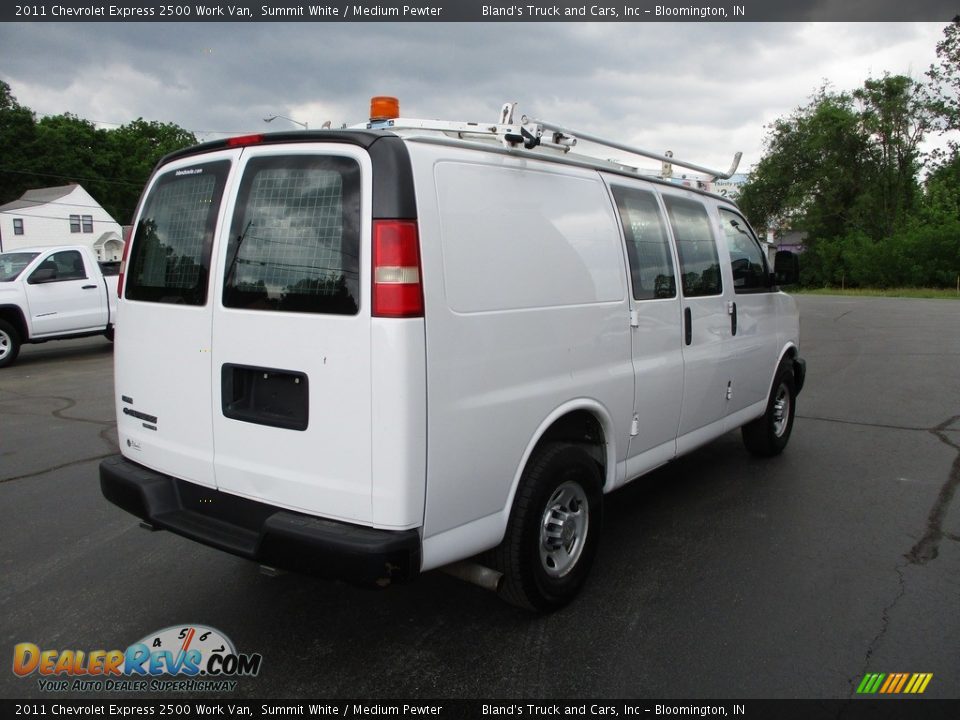 2011 Chevrolet Express 2500 Work Van Summit White / Medium Pewter Photo #4
