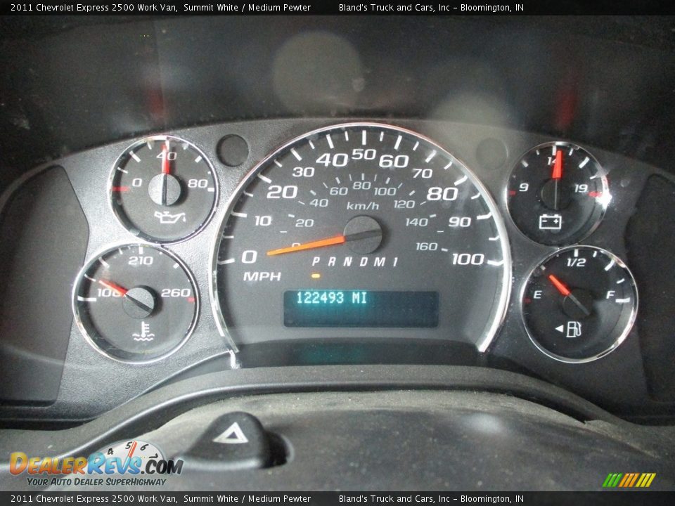 2011 Chevrolet Express 2500 Work Van Summit White / Medium Pewter Photo #6
