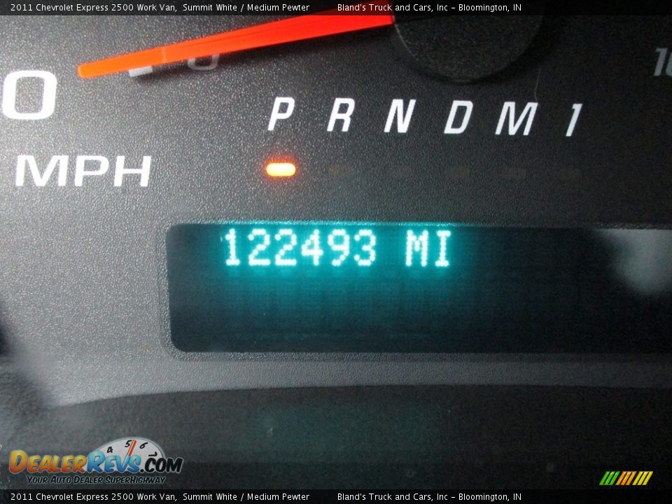 2011 Chevrolet Express 2500 Work Van Summit White / Medium Pewter Photo #7