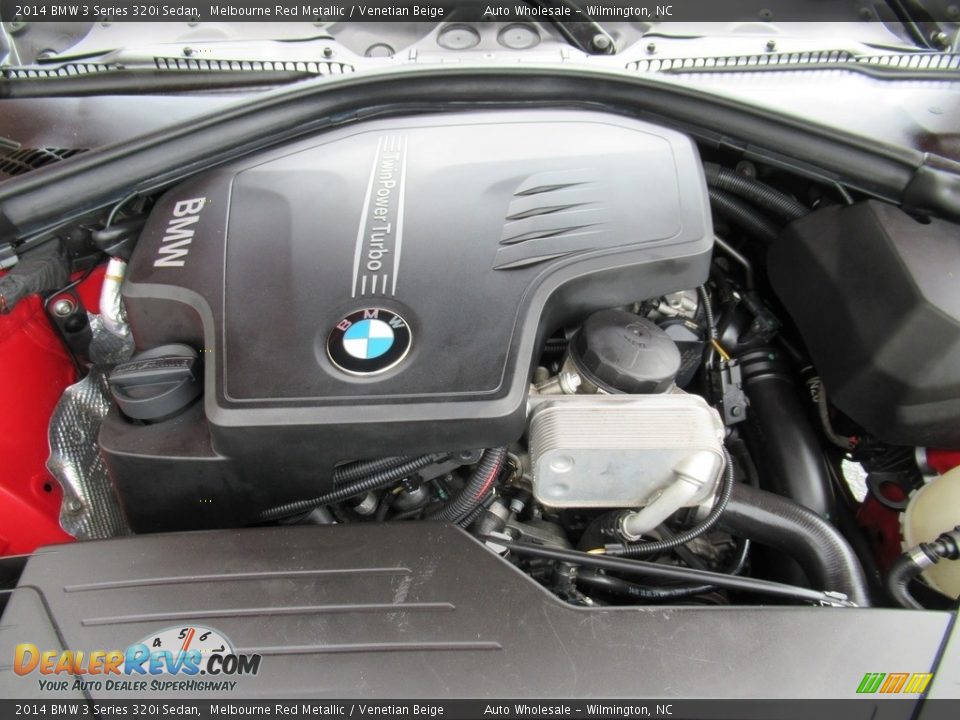2014 BMW 3 Series 320i Sedan Melbourne Red Metallic / Venetian Beige Photo #6