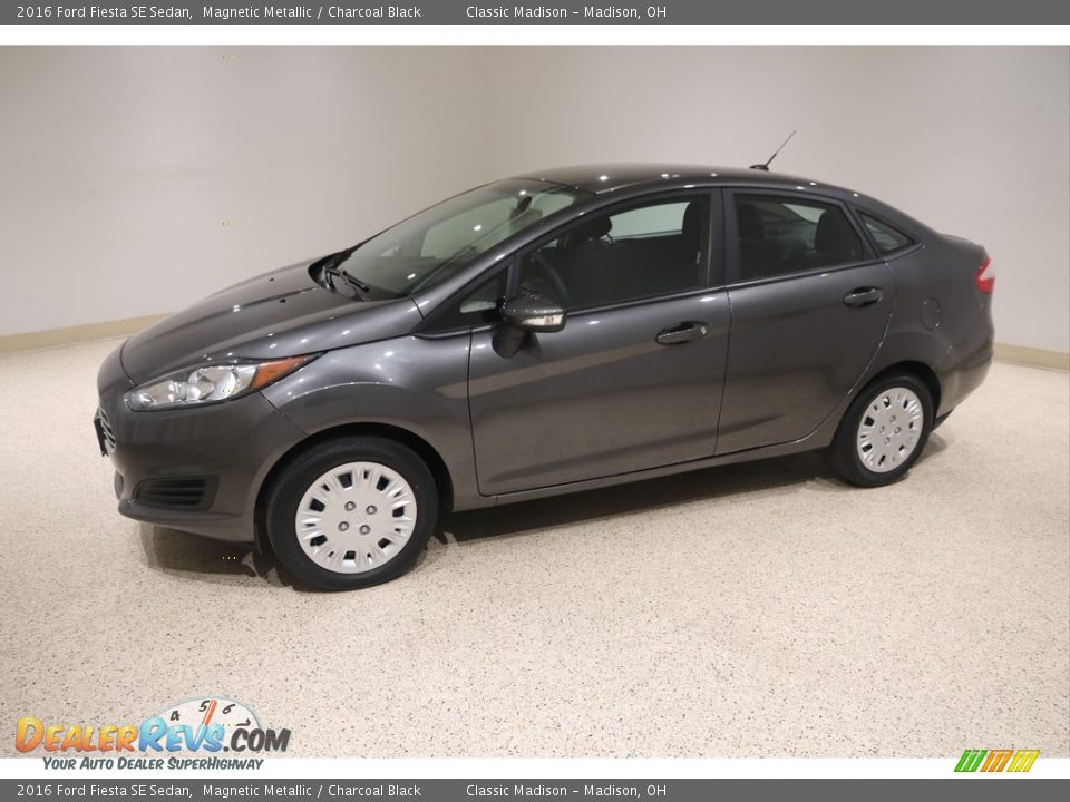 Magnetic Metallic 2016 Ford Fiesta SE Sedan Photo #3