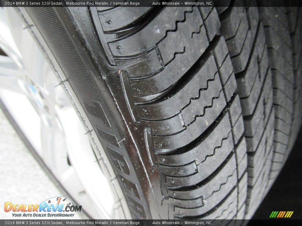 2014 BMW 3 Series 320i Sedan Melbourne Red Metallic / Venetian Beige Photo #8