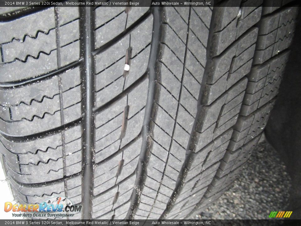 2014 BMW 3 Series 320i Sedan Melbourne Red Metallic / Venetian Beige Photo #9
