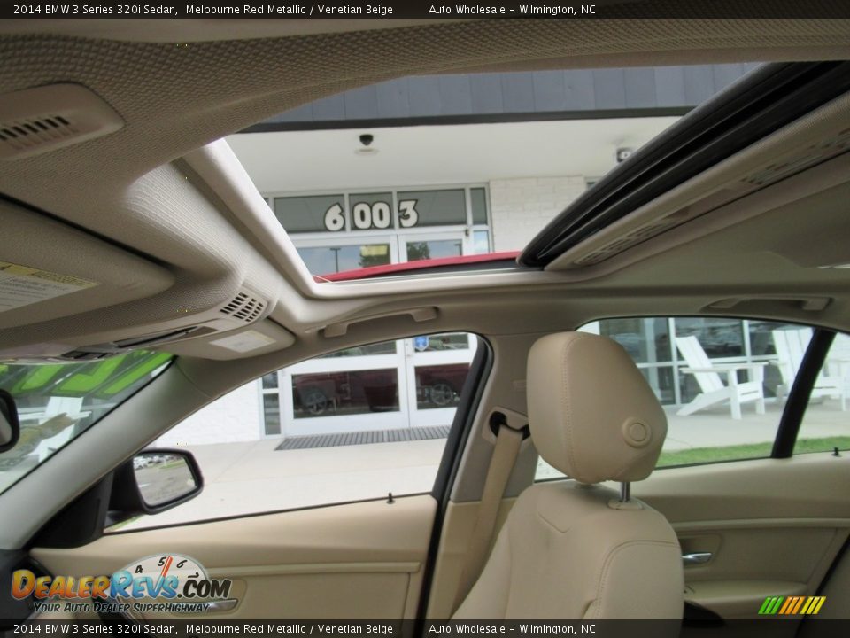 2014 BMW 3 Series 320i Sedan Melbourne Red Metallic / Venetian Beige Photo #11