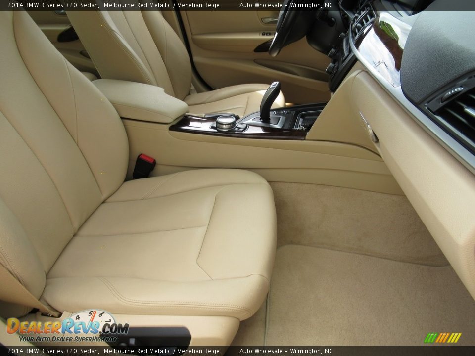 2014 BMW 3 Series 320i Sedan Melbourne Red Metallic / Venetian Beige Photo #13