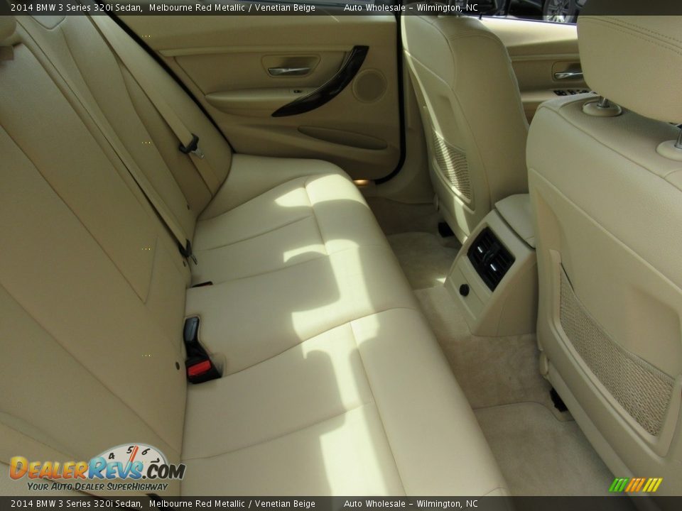 2014 BMW 3 Series 320i Sedan Melbourne Red Metallic / Venetian Beige Photo #14