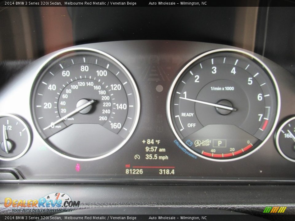 2014 BMW 3 Series 320i Sedan Melbourne Red Metallic / Venetian Beige Photo #16