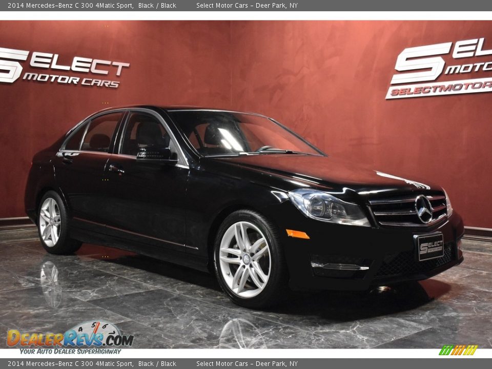 2014 Mercedes-Benz C 300 4Matic Sport Black / Black Photo #3